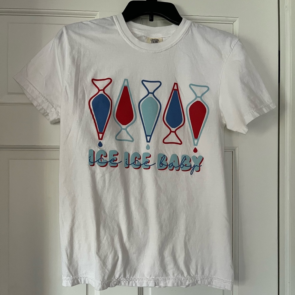 Ice Ice Baby Red, White, and Blue top